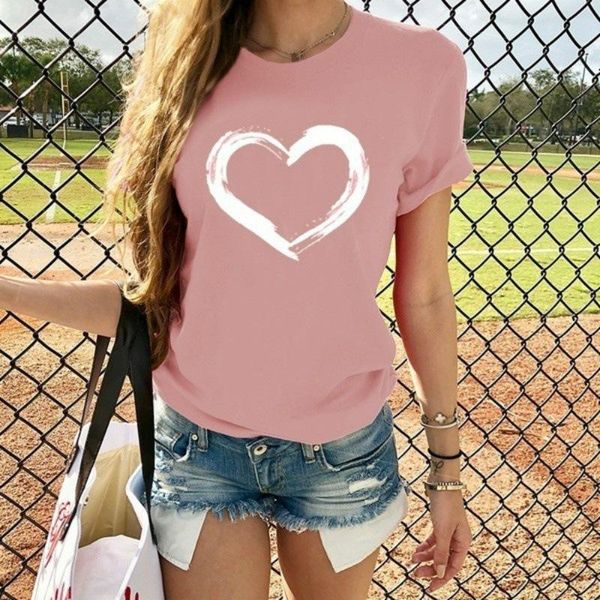 women's t-shirt hearts women t-shirts casual harajuku love printed tee summer female t shirt short sleeve for clothing, White
women's t-shirt hearts women t-shirts casual harajuku love printed tee summer female t shirt short sleeve for clothing, White