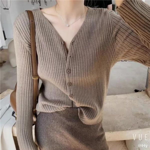 women's knits & tees sweater women autumn knitted cardigan fashion solid short sweaters long sleeve single breasted knitwear sueter de, White
women's knits & tees sweater women autumn knitted cardigan fashion solid short sweaters long sleeve single breasted knitwear sueter de, White