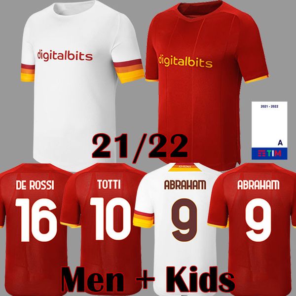21 22 zaniolo dzeko mayoral pastore pedro soccer jerseys 2021 2022 totti rome football kits shirt de rossi as maillot foot, Black;yellow
21 22 zaniolo dzeko mayoral pastore pedro soccer jerseys 2021 2022 totti rome football kits shirt de rossi as maillot foot, Black;yellow