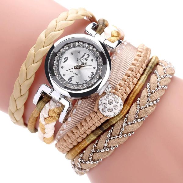 wristwatches women fine leather band winding analog quartz movement wrist watch quarzt kadin kol saati zegarki damskie clock, Slivery;brown
wristwatches women fine leather band winding analog quartz movement wrist watch quarzt kadin kol saati zegarki damskie clock, Slivery;brown