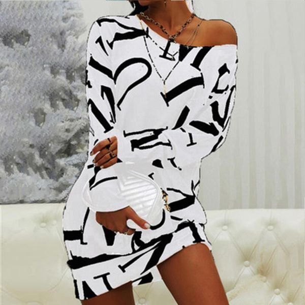 casual dresses letter print t-shirt dress autumn women long sleeve loose ladies oversized mini streetwear vestidos cortos, Black;gray
casual dresses letter print t-shirt dress autumn women long sleeve loose ladies oversized mini streetwear vestidos cortos, Black;gray