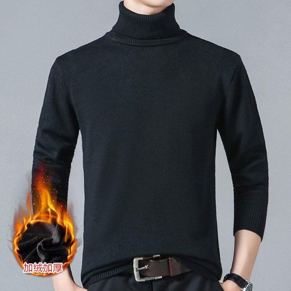 men's sweaters autumn and winter reversible middle neck sweater pullover underwear bottomed with plush, White;black
men's sweaters autumn and winter reversible middle neck sweater pullover underwear bottomed with plush, White;black
