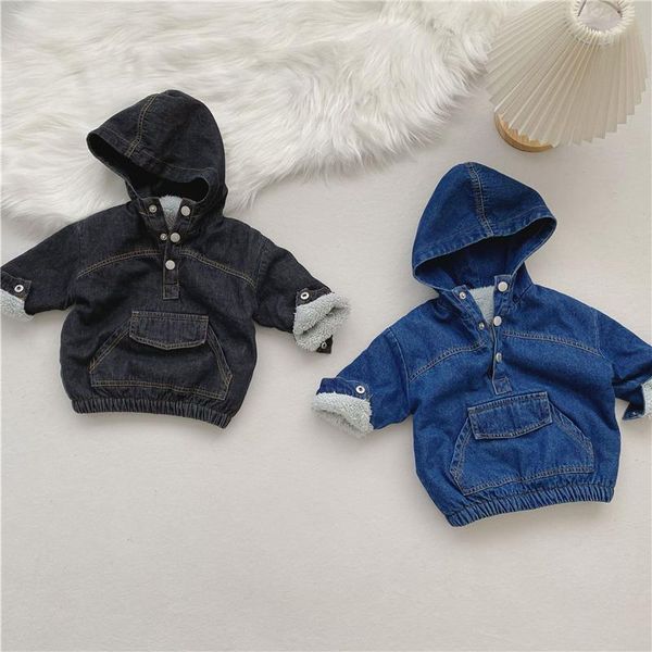 jackets toddler baby girl boy denim coat winter casual solid hooded for borns thicken soft kids clothes girls costumes, Blue;gray
jackets toddler baby girl boy denim coat winter casual solid hooded for borns thicken soft kids clothes girls costumes, Blue;gray