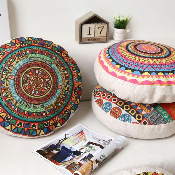 cushion/decorative pillow chinese retro ethnic style large round floor colorful tribal floral seating cushion pouf with zipperd removable bo
cushion/decorative pillow chinese retro ethnic style large round floor colorful tribal floral seating cushion pouf with zipperd removable bo