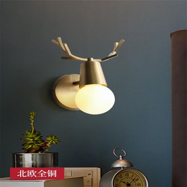 wall lamp modern creative nordic simple brass staircase corridor light for bedroom living room bar e27
wall lamp modern creative nordic simple brass staircase corridor light for bedroom living room bar e27