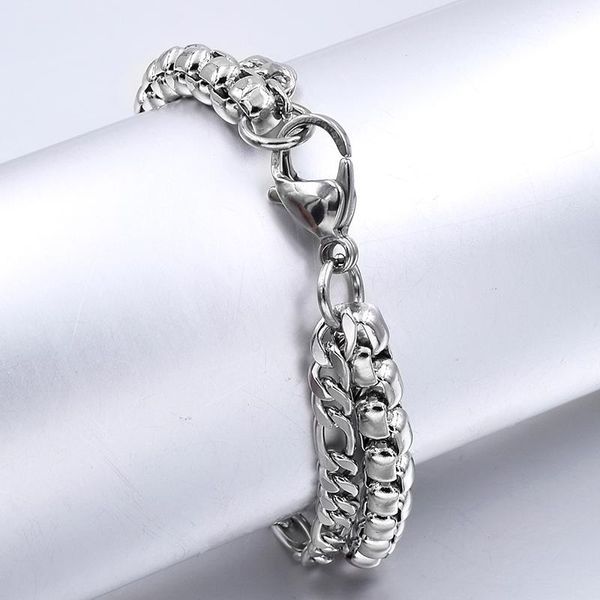 link, chain chimdou leisure sport jewelry polishing box figaro double for women bracelet pulseira stainless steel cool girlfriend gift, Black
link, chain chimdou leisure sport jewelry polishing box figaro double for women bracelet pulseira stainless steel cool girlfriend gift, Black