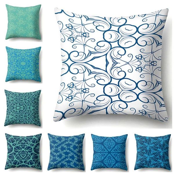 cushion/decorative pillow cover decorative blue square cushion geometric case polyester throw for home
cushion/decorative pillow cover decorative blue square cushion geometric case polyester throw for home
