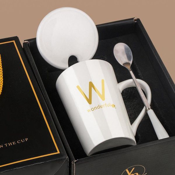 mugs ceramic mug large capacity simple girl milk coffee cup with spoon creative cute couple drinking cup tea leak gift box optional
mugs ceramic mug large capacity simple girl milk coffee cup with spoon creative cute couple drinking cup tea leak gift box optional