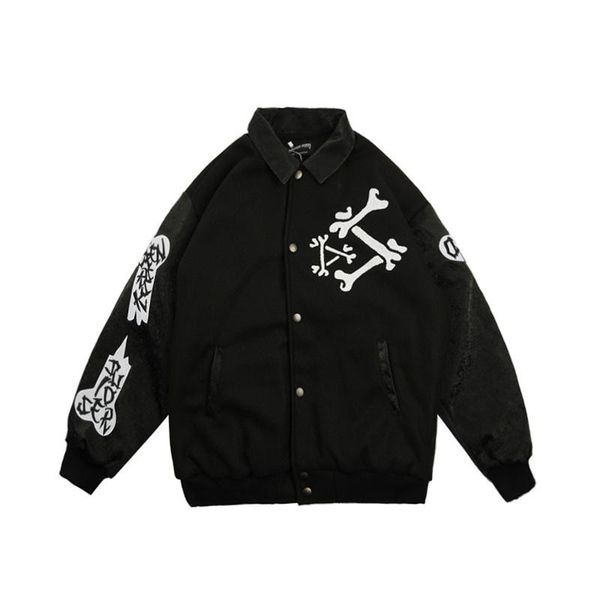 men's jackets biggorange hip-hop skulls towel embroidered jacket for men autumn and winter retro stitching baseball uniform casual coat, Black;brown
men's jackets biggorange hip-hop skulls towel embroidered jacket for men autumn and winter retro stitching baseball uniform casual coat, Black;brown