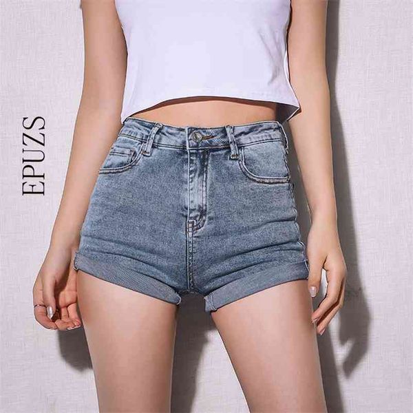 korean jeans mini high waisted shorts women blue black cute denim feminino short mujer summer shorts 210521, White;black
korean jeans mini high waisted shorts women blue black cute denim feminino short mujer summer shorts 210521, White;black