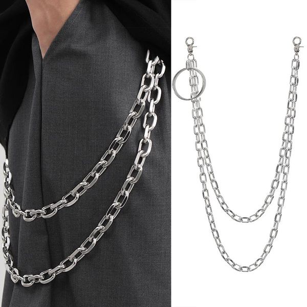 keychains fashion punk hip-hop trendy leather belts waist chain male pants men women jeans silver metal clothing accessories ye72
keychains fashion punk hip-hop trendy leather belts waist chain male pants men women jeans silver metal clothing accessories ye72