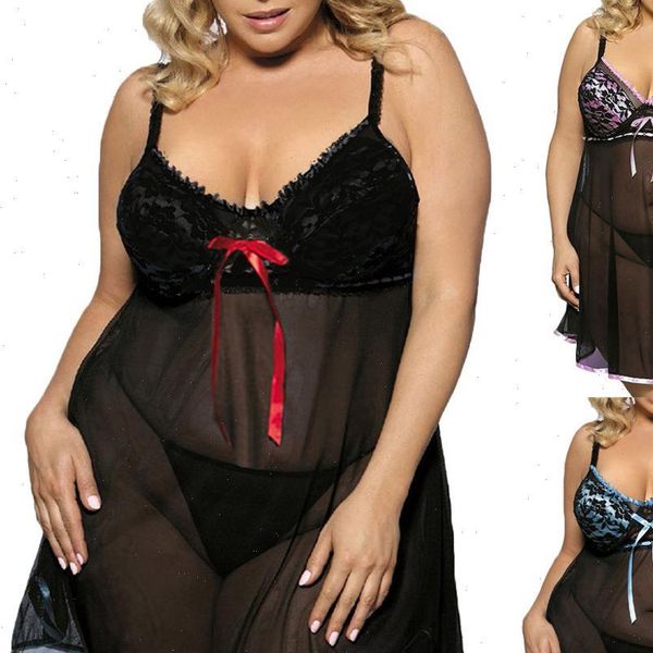 plus size large nightgown womens sleepwears babydoll lace robes night sleep dress womans underwear erotic clothing, Black;red
plus size large nightgown womens sleepwears babydoll lace robes night sleep dress womans underwear erotic clothing, Black;red