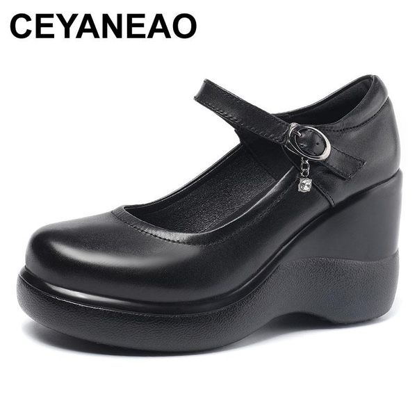 dress shoes ceyaneaowedge creepers platform pumps women mary janes large size split leather ladies zapatos de mujer, Black
dress shoes ceyaneaowedge creepers platform pumps women mary janes large size split leather ladies zapatos de mujer, Black