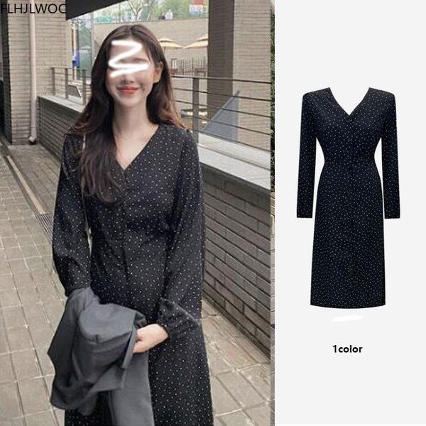 casual dresses womens spring design date girls long sleeve retro vintage v neck black chiffon polka dot shirt dress korean vestidos o1691, Black;gray
casual dresses womens spring design date girls long sleeve retro vintage v neck black chiffon polka dot shirt dress korean vestidos o1691, Black;gray