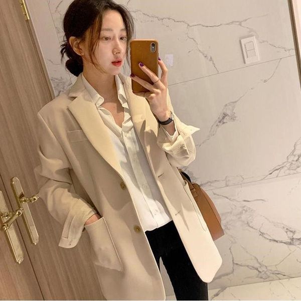 autumn women fashion blazer korean casual slim big pockets long sleeve coats ladies work office solid elegant jacket q1 women's suits &, White;black
autumn women fashion blazer korean casual slim big pockets long sleeve coats ladies work office solid elegant jacket q1 women's suits &, White;black