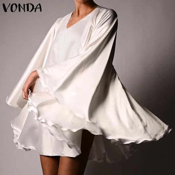 casual dresses summer beach women white dress 2021 vonda sundress vintage v neck long sleeve party vestiso oversized robe, Black;gray
casual dresses summer beach women white dress 2021 vonda sundress vintage v neck long sleeve party vestiso oversized robe, Black;gray