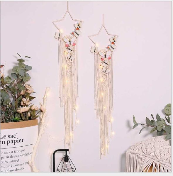 tapestries hand-woven tapestry home pendant five-pointed star butterfly dream catcher room decoration
tapestries hand-woven tapestry home pendant five-pointed star butterfly dream catcher room decoration