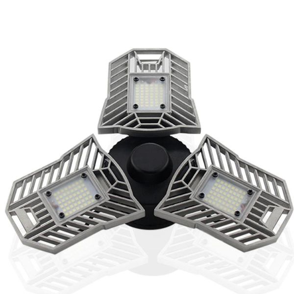 bulbs 60w deformable led three-leaf garage ceiling light e27 85-265v ultra-bright shop lighting with 3 adjustable panels for
bulbs 60w deformable led three-leaf garage ceiling light e27 85-265v ultra-bright shop lighting with 3 adjustable panels for