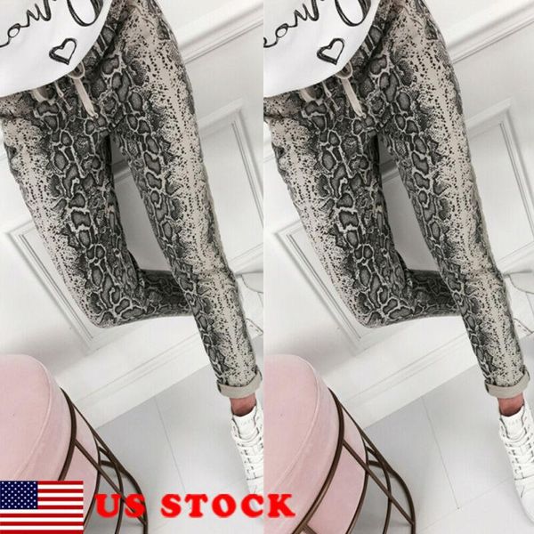 women high waist slim skinny leggings stretchy snake print jeggings pencil pants bodycon elegant casual plain trousers women's & capris, Black;white
women high waist slim skinny leggings stretchy snake print jeggings pencil pants bodycon elegant casual plain trousers women's & capris, Black;white