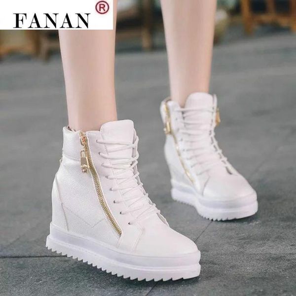 boots spring autumn women's shoes casual female sneakers elevator zipper korean style hight-white single, Black
boots spring autumn women's shoes casual female sneakers elevator zipper korean style hight-white single, Black