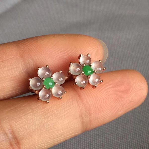 natural icy chalcedony round bead plum earrings small and exquisite bohemian charm women's brand jewelry stud, Golden;silver
natural icy chalcedony round bead plum earrings small and exquisite bohemian charm women's brand jewelry stud, Golden;silver
