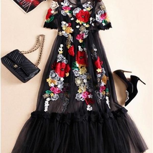 dresses europe and the united states women's spring runway looks heavy net yarn embroidered flower long dress 39cp, Black;gray
dresses europe and the united states women's spring runway looks heavy net yarn embroidered flower long dress 39cp, Black;gray