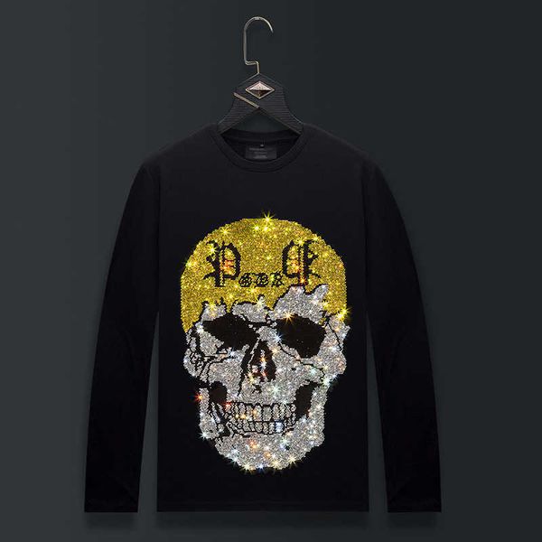 skeleton long sleeve t-shirt men's diamond fashion men's fashion handsome big size t-shirt men's spirit spring clothes, White;black
skeleton long sleeve t-shirt men's diamond fashion men's fashion handsome big size t-shirt men's spirit spring clothes, White;black