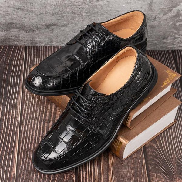 dress shoes minimalist style authentic exotic crocodile belly skin businessmen genuine alligator leather male lace-up suit, Black
dress shoes minimalist style authentic exotic crocodile belly skin businessmen genuine alligator leather male lace-up suit, Black