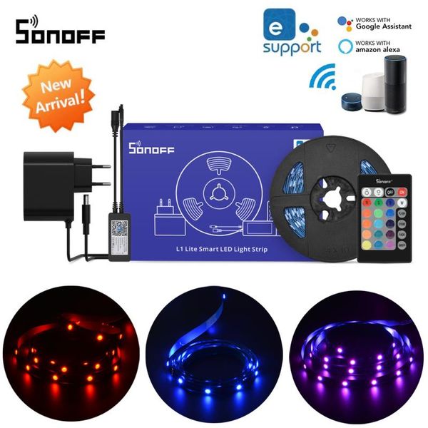 strips sonoff l1 lite smart led light strip rgb wifi eu/ us dimmable stripe ewelink app control work with alexa and google home
strips sonoff l1 lite smart led light strip rgb wifi eu/ us dimmable stripe ewelink app control work with alexa and google home