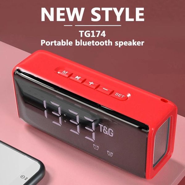 mini speakers tg174 alarm clock function wireless bluetooth 5.0 portable speaker desksubwoofer music player center fm
mini speakers tg174 alarm clock function wireless bluetooth 5.0 portable speaker desksubwoofer music player center fm