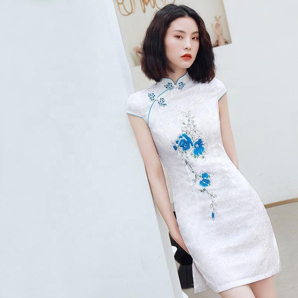 ethnic clothing wholesale chinese traditional qipao fashion retro short cheongsam dress prom for women, Red
ethnic clothing wholesale chinese traditional qipao fashion retro short cheongsam dress prom for women, Red