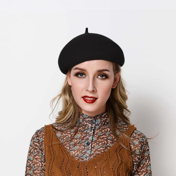 berets women 100% wool felt beret hat winter beanie cap, Blue;gray
berets women 100% wool felt beret hat winter beanie cap, Blue;gray