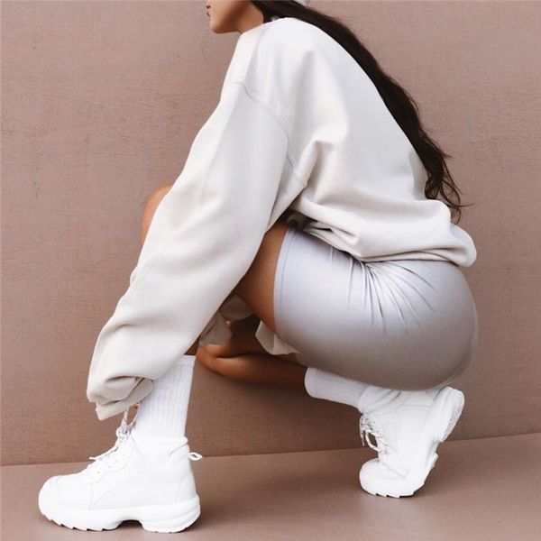 biker reflective elastic bottoms women short spandex overall high waist mini gray sweatpants, White;black
biker reflective elastic bottoms women short spandex overall high waist mini gray sweatpants, White;black