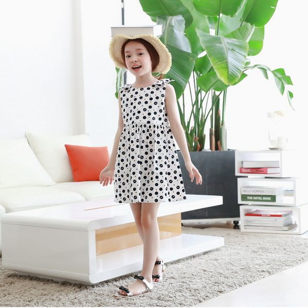 girl's dresses korean style summer teenagers girl sleeveless dot holiday es kids fashion clothes e0128 89fx, Red;yellow
girl's dresses korean style summer teenagers girl sleeveless dot holiday es kids fashion clothes e0128 89fx, Red;yellow
