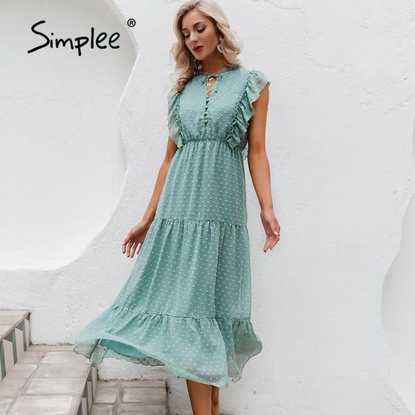 casual dresses simplee summer loose ruffled women's dress 2021 holiday beach green buttoned long elegant lady sleeveless vestidos, Black;gray
casual dresses simplee summer loose ruffled women's dress 2021 holiday beach green buttoned long elegant lady sleeveless vestidos, Black;gray