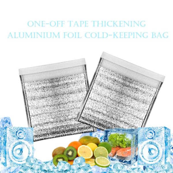 self-sealing storage bag aluminum foil insulated bags thermal cooler keep camping picnic & cold pouch
self-sealing storage bag aluminum foil insulated bags thermal cooler keep camping picnic & cold pouch