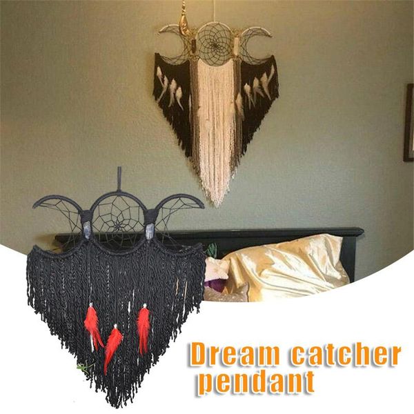 decorative objects & figurines handmade multicolor triple moon dream catcher a gift of love and healing bedroom home decor wall hanging orna
decorative objects & figurines handmade multicolor triple moon dream catcher a gift of love and healing bedroom home decor wall hanging orna