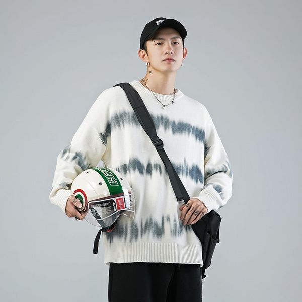 men's sweaters winter tie dye sweater warm fashion retro casual oversize knitted pullover men knitting loose mens clothes -2xl fo, White;black
men's sweaters winter tie dye sweater warm fashion retro casual oversize knitted pullover men knitting loose mens clothes -2xl fo, White;black