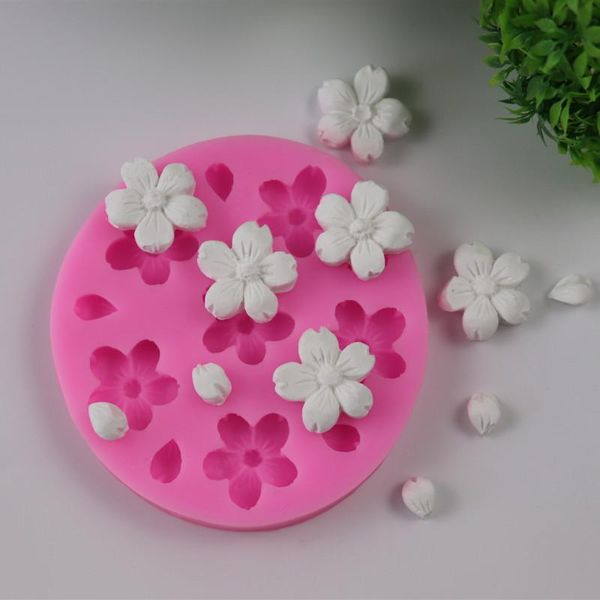 cake tools cherry blossom fondant silicone mold chocolate diy baking decorative a1658
cake tools cherry blossom fondant silicone mold chocolate diy baking decorative a1658