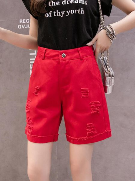 women's shorts cowboy pants straight female loose tooling in four women cultivate morality show thin summer, White;black
women's shorts cowboy pants straight female loose tooling in four women cultivate morality show thin summer, White;black