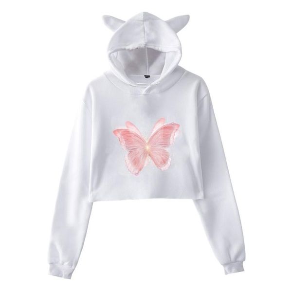 women's hoodies & sweatshirts butterfly print women cat high waist long sleeve hoodie autumn winter ear pullovers fashion girl solid co, Black
women's hoodies & sweatshirts butterfly print women cat high waist long sleeve hoodie autumn winter ear pullovers fashion girl solid co, Black