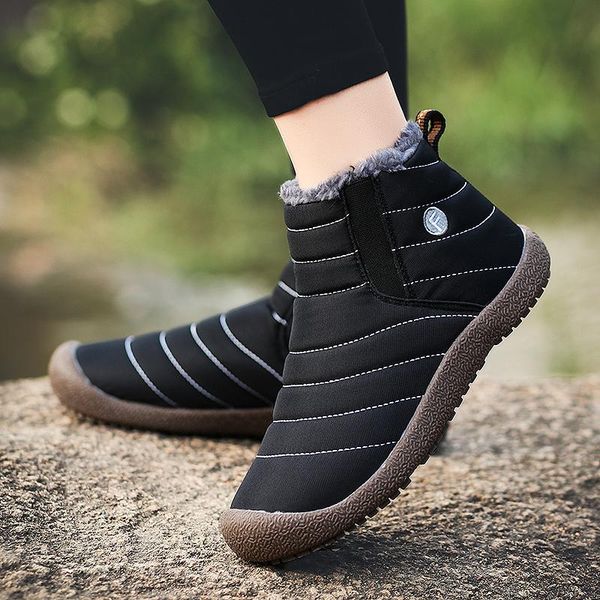 boots men keep warm snow couple winter ankle shoes waterproof outdoor sneakers, Black
boots men keep warm snow couple winter ankle shoes waterproof outdoor sneakers, Black