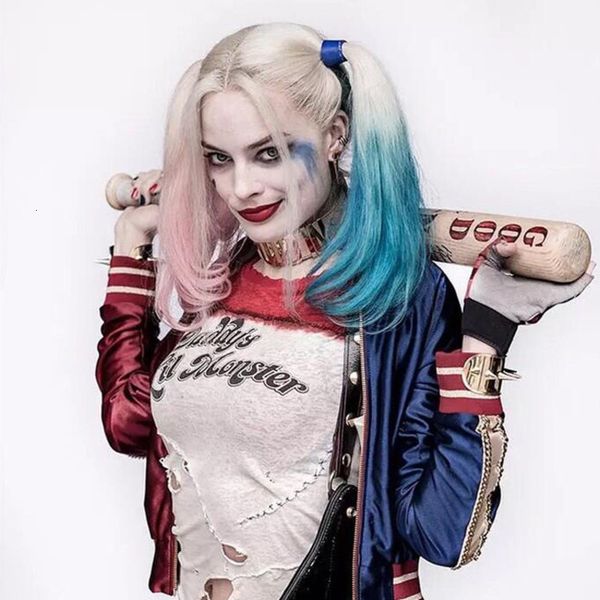 to suicide turn squad clown's halloween dance cos horsetail wig, Black;brown
to suicide turn squad clown's halloween dance cos horsetail wig, Black;brown
