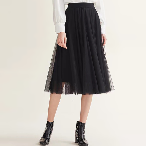 skirts spring summer office lady gothic black white long mesh skirt korean japanese style high street elastic waist basic
skirts spring summer office lady gothic black white long mesh skirt korean japanese style high street elastic waist basic