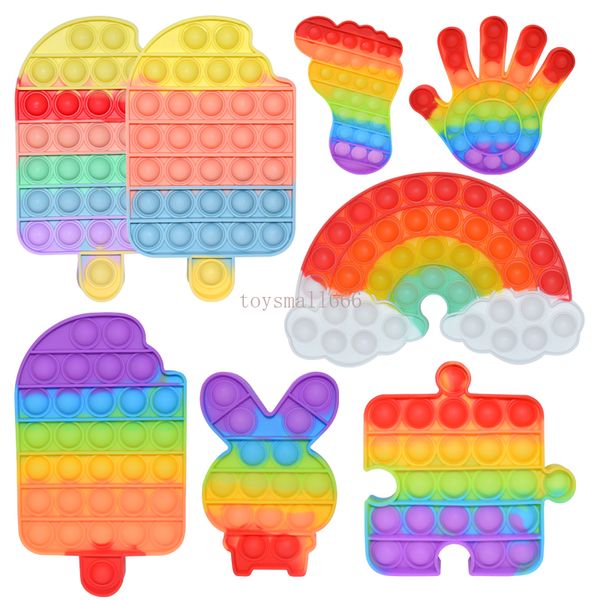 rainbow ice cream cake animal designs push bubble decompression toys adults antistress autism stress reliever kids desk fun toys
rainbow ice cream cake animal designs push bubble decompression toys adults antistress autism stress reliever kids desk fun toys