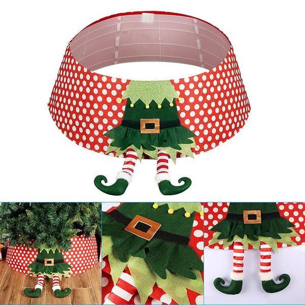 christmas decorations durable fabric reusable cartoon printed tree apron with two elf legs xmas decoration home drop
christmas decorations durable fabric reusable cartoon printed tree apron with two elf legs xmas decoration home drop