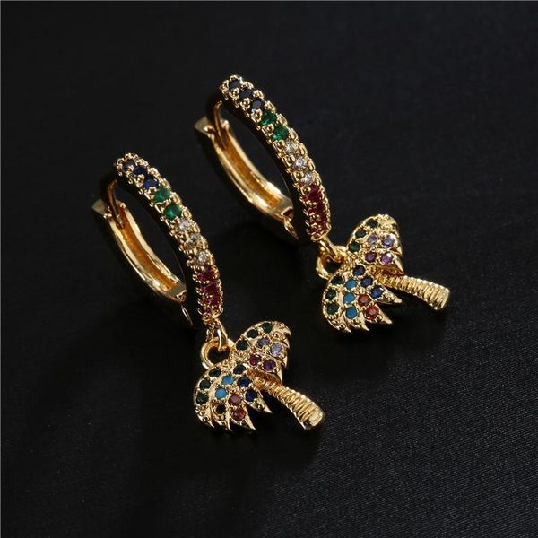 dangle & chandelier fashion rainbow coconut tree drop earrings for women girl female copper cz party jewelry gift wholesale, Silver
dangle & chandelier fashion rainbow coconut tree drop earrings for women girl female copper cz party jewelry gift wholesale, Silver