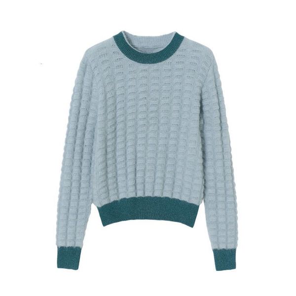 women's sweaters brand design autumn winter alpaca hair casual versatile women pullover grey green color matching sweater clothes bx5d, White;black
women's sweaters brand design autumn winter alpaca hair casual versatile women pullover grey green color matching sweater clothes bx5d, White;black