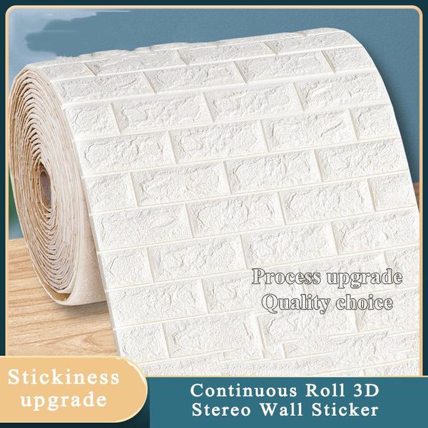 wallpapers 5m*70cm 3d continuous roll xpe foam wall sticker self-adhesive waterproof imitation brick pattern wallpaper for home decoration
wallpapers 5m*70cm 3d continuous roll xpe foam wall sticker self-adhesive waterproof imitation brick pattern wallpaper for home decoration