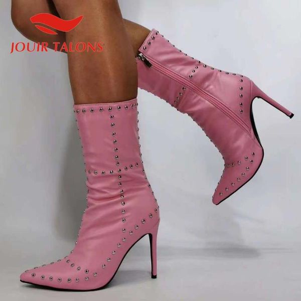boots jouir talons party high heels shoes women pink rivet pointed toe solid ankle booties female big size 43, Black
boots jouir talons party high heels shoes women pink rivet pointed toe solid ankle booties female big size 43, Black